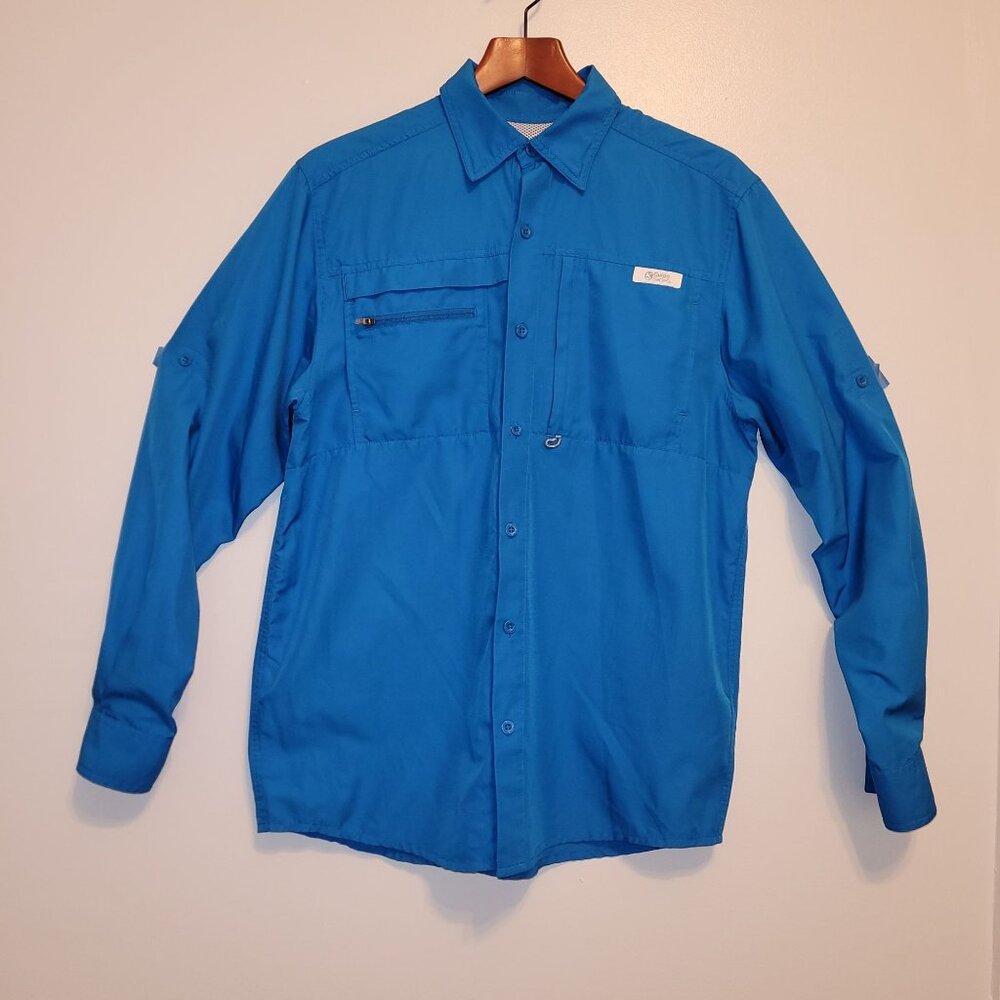 Gander Mountain Guide Series Long Sleeve Shirt Mens Vented Outdoor Sports Small